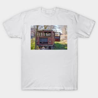 Abandoned railcar in Greece T-Shirt